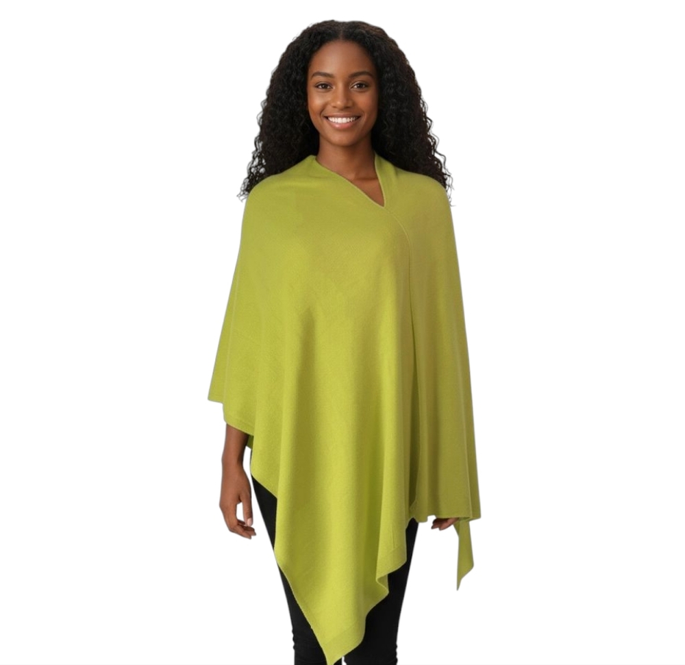 Lime Green Poncho